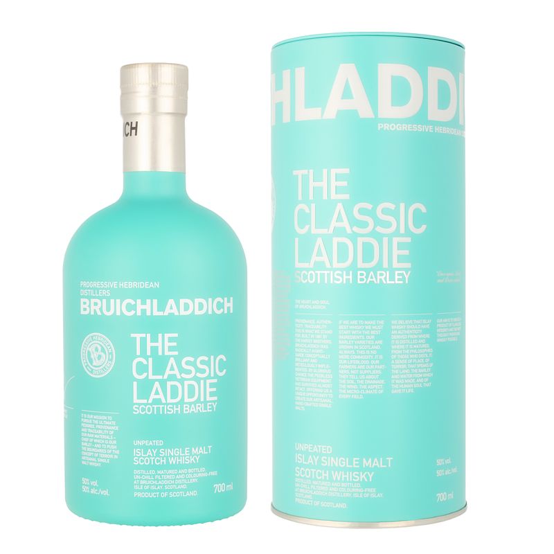 Foto van Bruichladdich scottish barley classic laddie whisky