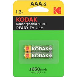 Foto van Kodak rechargeable ni-mh aaa battery 650mah (2 pk)