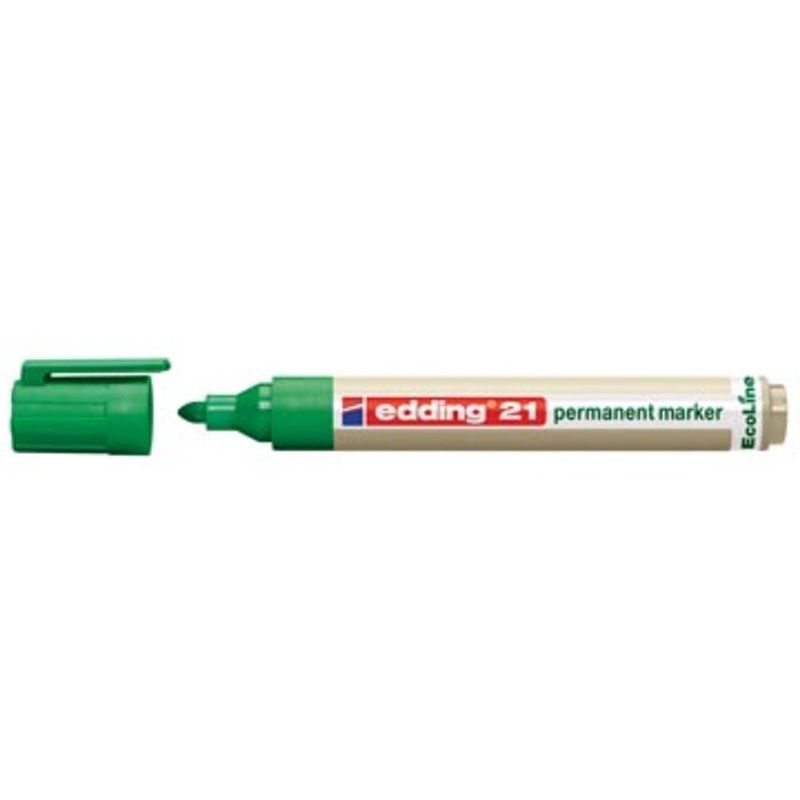 Foto van Edding permanent marker ecoline e-21 groen