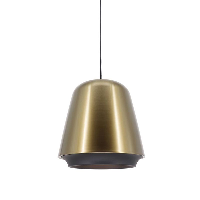 Foto van Lamponline hanglamp santiago ø 35 cm brons-zwart