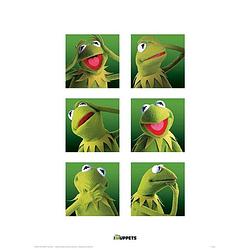 Foto van Pyramid the muppets kermit boxes kunstdruk 30x40cm