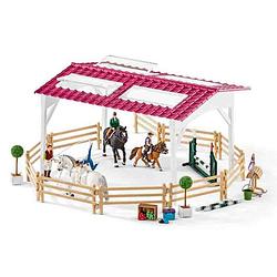 Foto van Schleich ruiterschool met ruiter en paarden - 42389