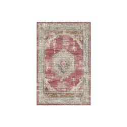 Foto van Vloerkleed vintage 70x140cm rood perzisch oosters tapijt