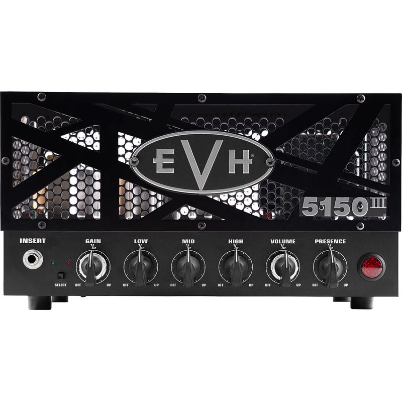 Foto van Evh 5150iii 15w lbx-s head stealth black gitaarversterker top