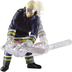 Foto van Viessmann h0 figuren brandweerman met zaag geverfd, staand