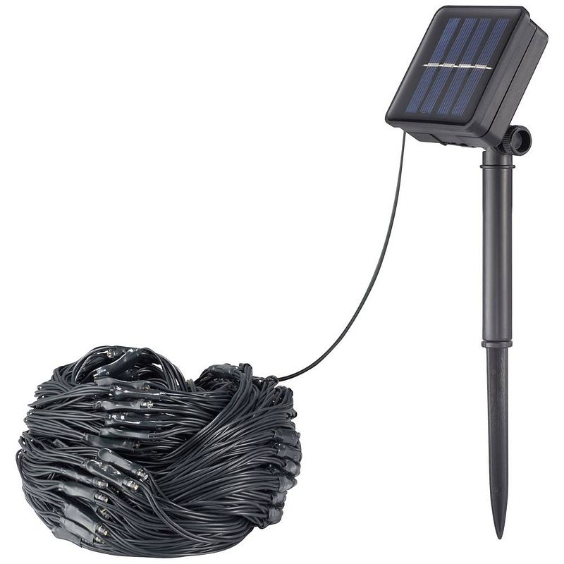 Foto van Sygonix lichtketting op zonne-energie sy-5170824 led warmwit groen