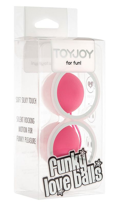 Foto van Toyjoy love balls funky pink