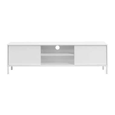 Foto van Tv-dressoir salerno - hoogglans wit - 55x184x43 cm - leen bakker