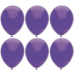 Foto van Ballonnen verjaardag/thema feest - 200x stuks - paars - 29 cm - ballonnen