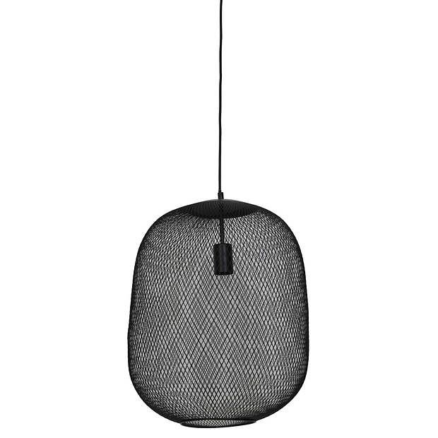 Foto van Light & living - hanglamp reilley - 40x40x48 - zwart