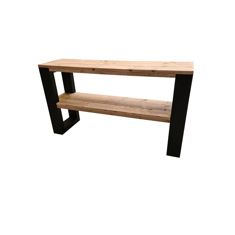 Foto van Wood4you - side table new orleans steigerhout - - - eettafels - bijzettafel