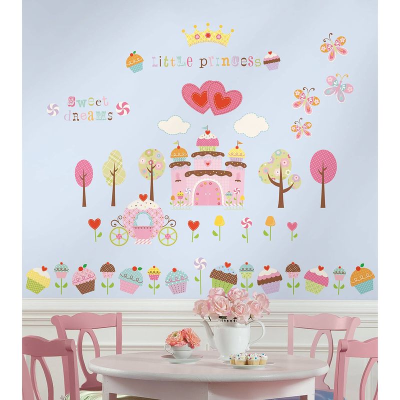 Foto van Muursticker roommates: happi cupcake