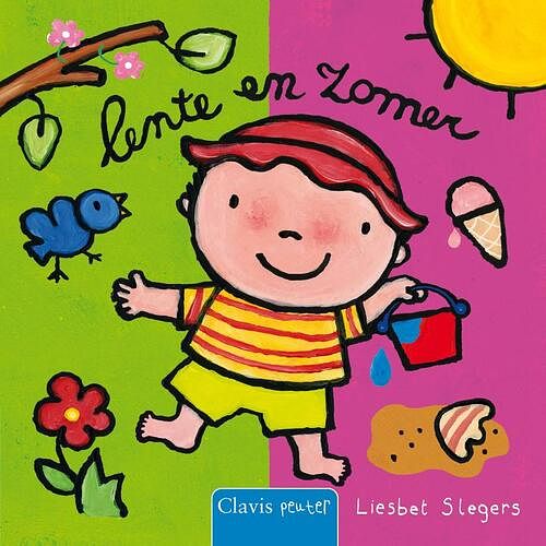 Foto van Lente en zomer - liesbet slegers - kartonboekje;kartonboekje (9789044845358)