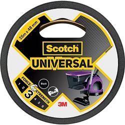 Foto van Scotch ducttape universal, ft 48 mm x 25 m, zwart