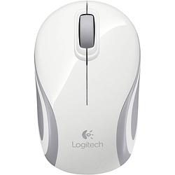 Foto van Logitech m187 draadloze muis radiografisch optisch wit 3 toetsen 1000 dpi ergonomisch, geïntegreerd scrollwiel