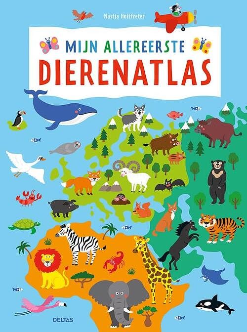 Foto van Mijn allereerste dierenatlas - nastja holtfreter - kartonboekje;kartonboekje (9789044763836)