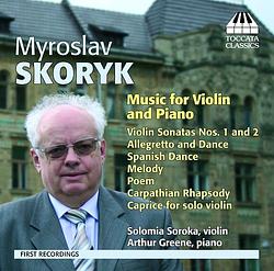 Foto van Myroslav skoryk: music for violin and piano - cd (5060113441379)