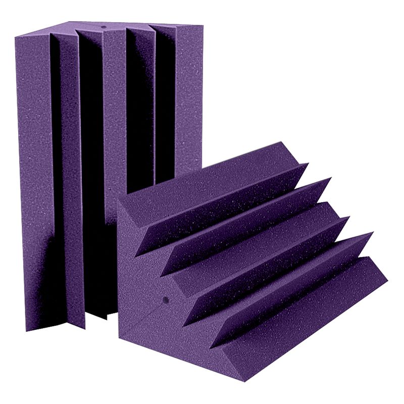 Foto van Auralex lenrd purple 30x30x61cm bass trap paars (4-delig)