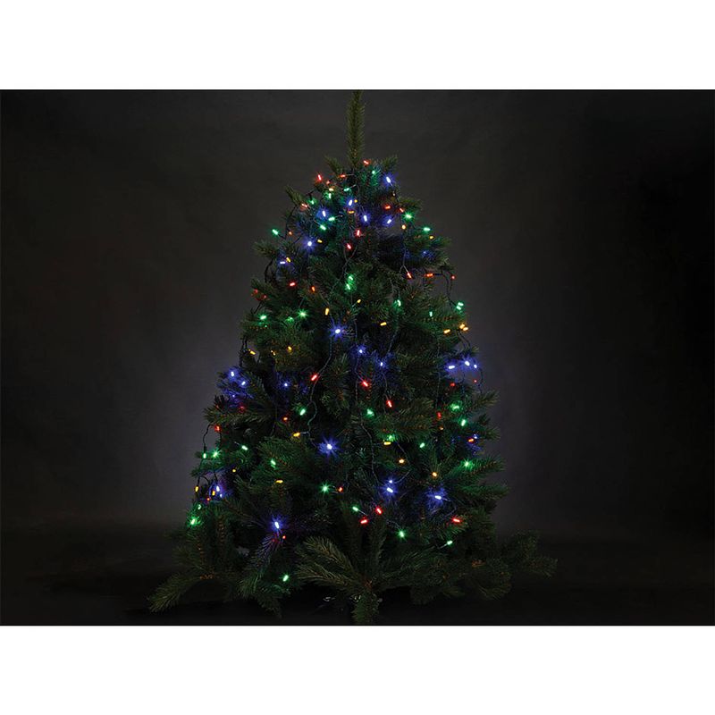 Foto van Vellight kerstverlichting - voor kerstbomen tot 180 cm - 220 led's - veelkleurig - binnen & buiten
