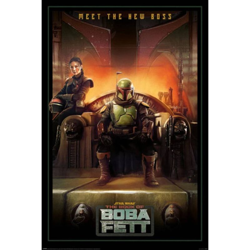 Foto van Pyramid star wars the book of boba fett meet the new boss poster 61x91,5cm