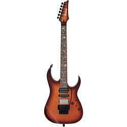 Foto van Ibanez j.custom rg8870-bsr brownish sphalerite elektrische gitaar met koffer en certificaat van echtheid