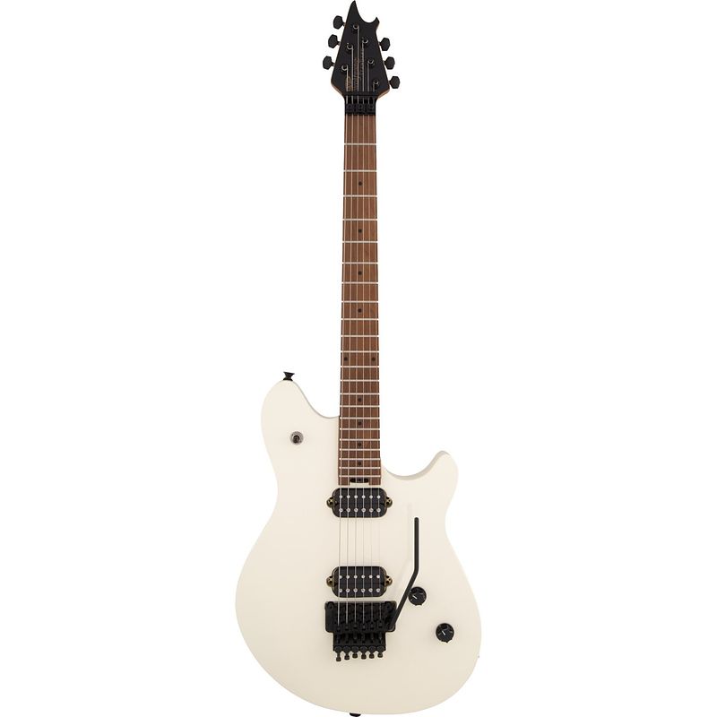 Foto van Evh wolfgang standard baked maple cream white elektrische gitaar