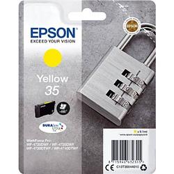 Foto van Epson inktcartridge 35 geel, pagina's - oem: c13t35844010