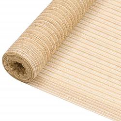 Foto van Vidaxl privacynet 75 g/m² 3,6x50 m hdpe beige