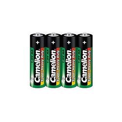 Foto van Camelion batterijen aa longlife 1.5v groen/zwart 4 stuks