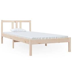 Foto van Vidaxl bedframe massief hout 90x200 cm