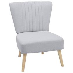 Foto van Beliani vaasa - fauteuil-grijs-polyester