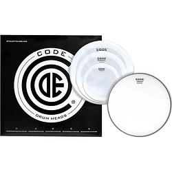 Foto van Code drum heads tpsigsmof signal fusion pack 10-12-14 inch smooth tomvellen + 14 inch coated snaredrumvel
