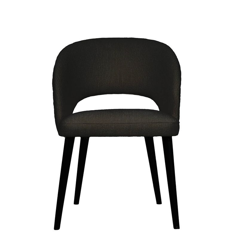 Foto van Ptmd abierto black 102200 nanci fabric dining chair