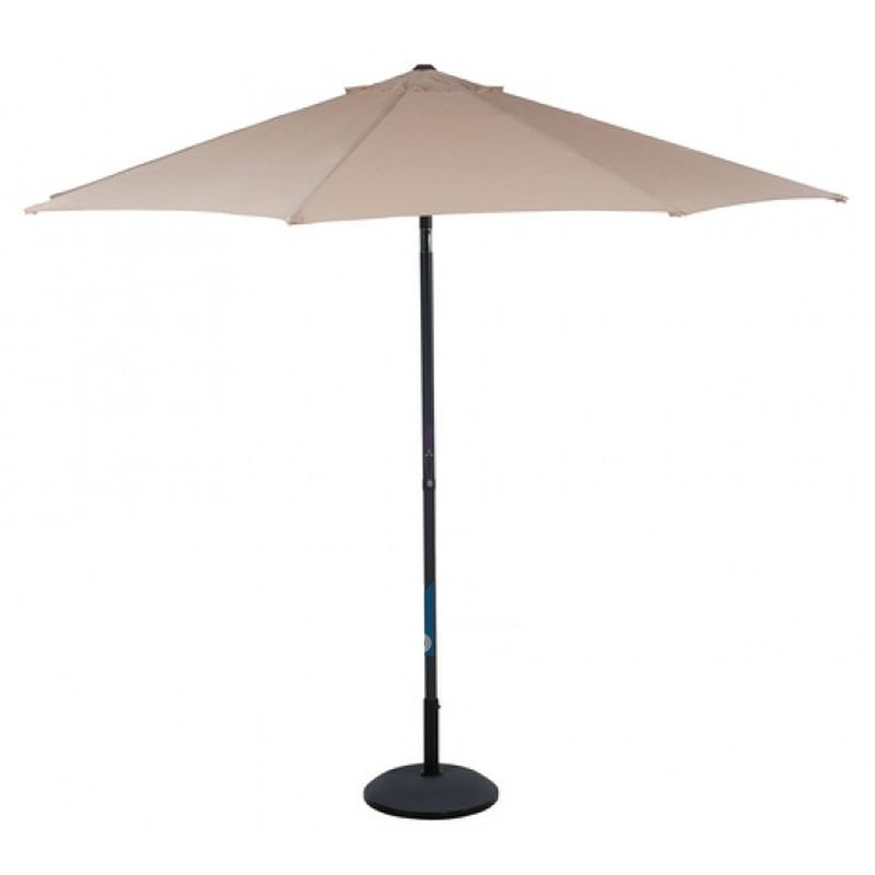 Foto van Lifetime garden parasol & zwengel 300 cm taupe