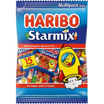 Foto van Haribo starmix uitdeelzakjes 375g bij jumbo