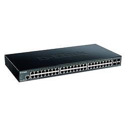 Foto van D-link dgs-1250-52x/e netwerk switch rj45/sfp+ 48 + 4 poorten 176 gbit/s