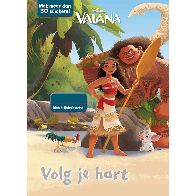 Foto van Rebo productions kleurboek disney vaiana junior 29 cm papier