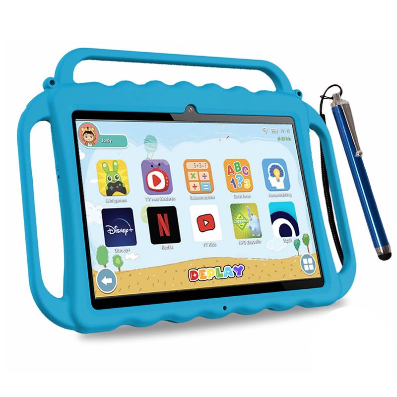 Foto van Deplay kids tablet pro 10's's - blauw