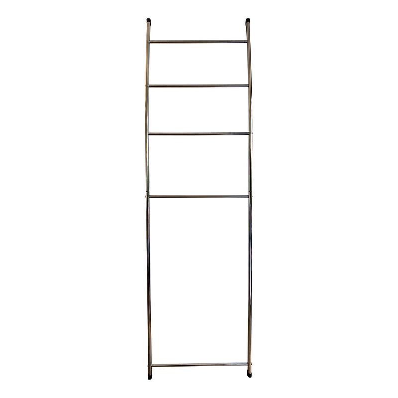 Foto van 4goodz metalen handdoekhouder ladder chroom 44x150 cm