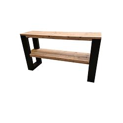 Foto van Wood4you - side table new orleans steigerhout - - - eettafels - bijzettafel