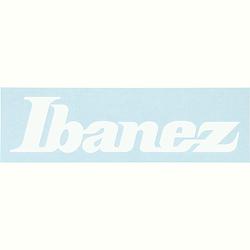 Foto van Ibanez ils1-wh logo sticker wit op transparant 230 x 56 mm