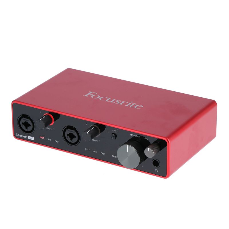 Foto van Focusrite scarlett 4i4 3rd gen 4-in, 4-out usb audio interface