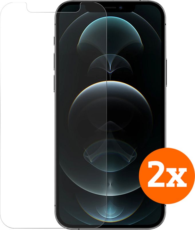 Foto van Bluebuilt apple iphone 12 pro max screenprotector glas duo pack