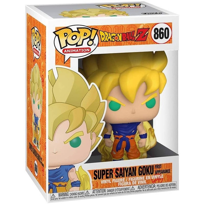 Foto van Pop animation: dragonball z - super saiyan goku (first appearance) - funko pop #860