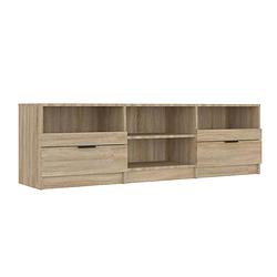 Foto van The living store tv-meubel sonoma eiken - 150 x 33.5 x 45 cm - praktisch en trendy