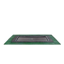 Foto van Exit dynamic groundlevel trampoline 275x458cm met freezone veiligheidstegels - zwart