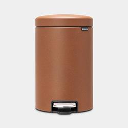 Foto van Brabantia newicon pedaalemmer 12 liter met kunststof binnenemmer - mineral cinnamon