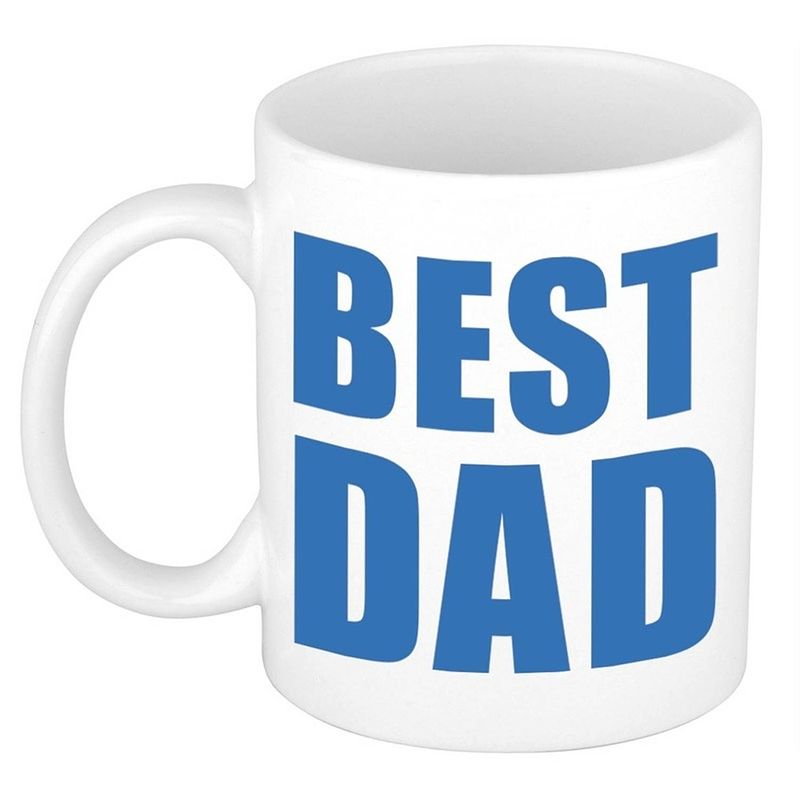 Foto van Vaderdag cadeau mok / beker - best dad - 300 ml