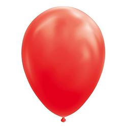 Foto van Wefiesta ballonnen 30 cm latex rood 10 stuks