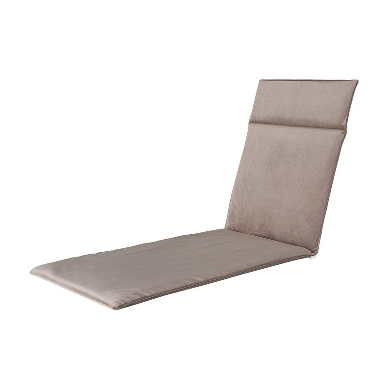 Foto van Madison ligbed outdoor velvet taupe/panama taupe 190x60 bruin